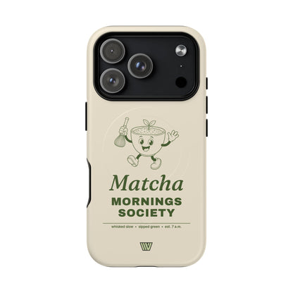 MATCHA MORNINGS | MagSafe Tough iPhone Case