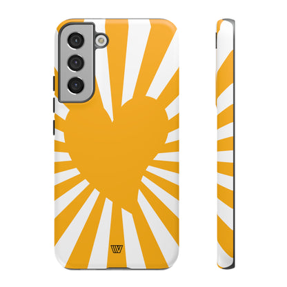 HEART SUN RAYS | Tough Phone Case - Trovvve