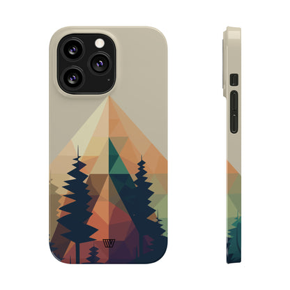 ABSTRACT MOUNTAIN PEAK | Slim iPhone Case