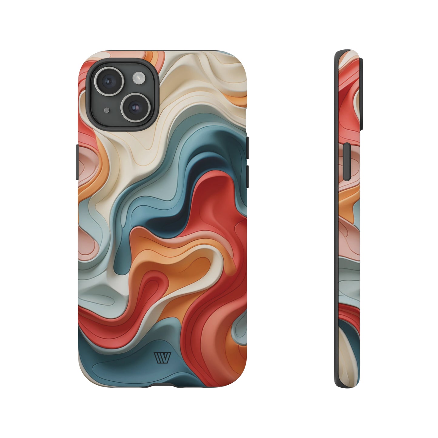 3D COLORFUL CLAY | Tough Phone Case - Trovvve