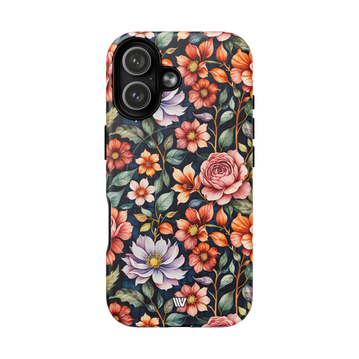 Night Bloom Bouquet MagSafe Tough iPhone Case – iPhone 17, Matte