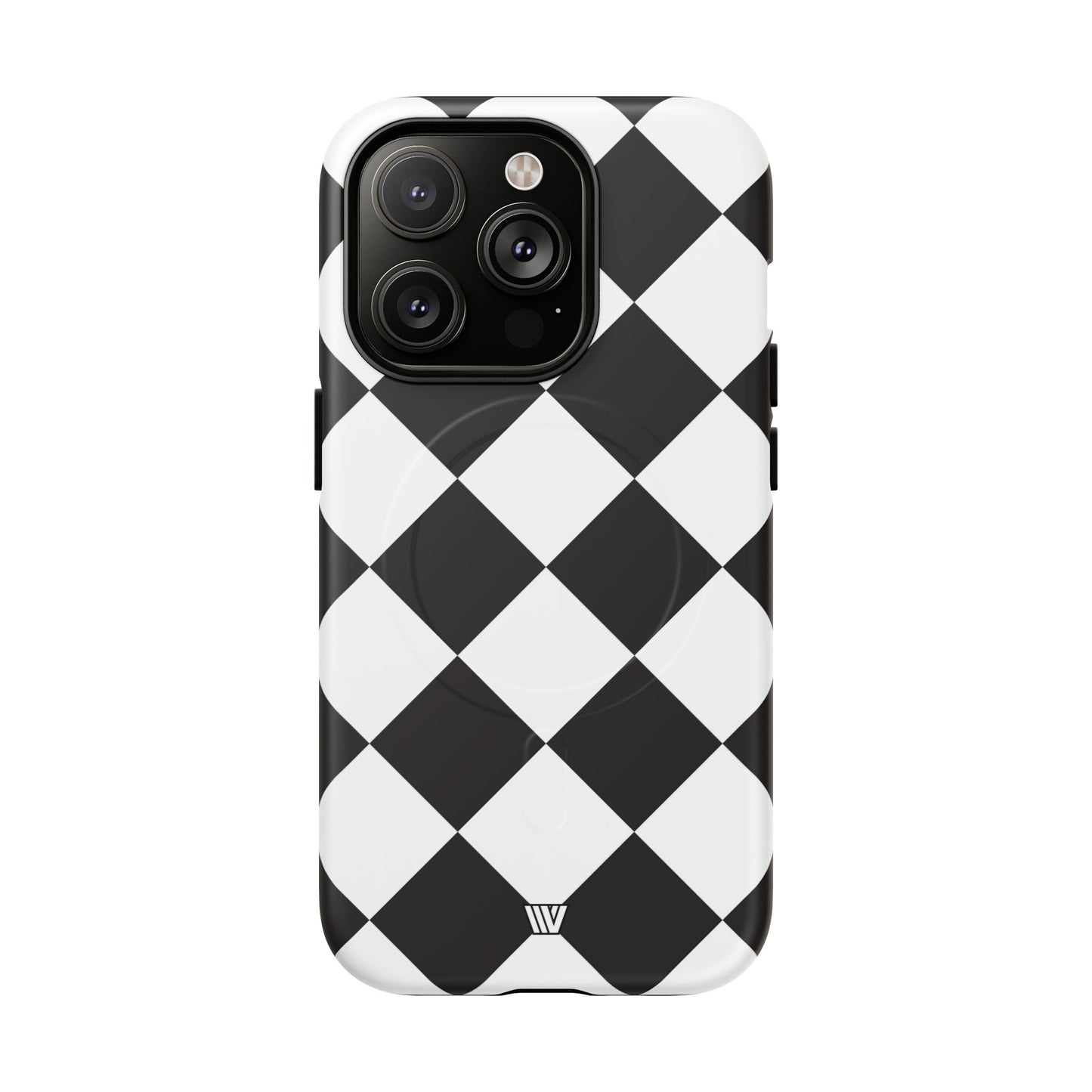 BLACK & WHITE DIAMOND | MagSafe Tough iPhone Case