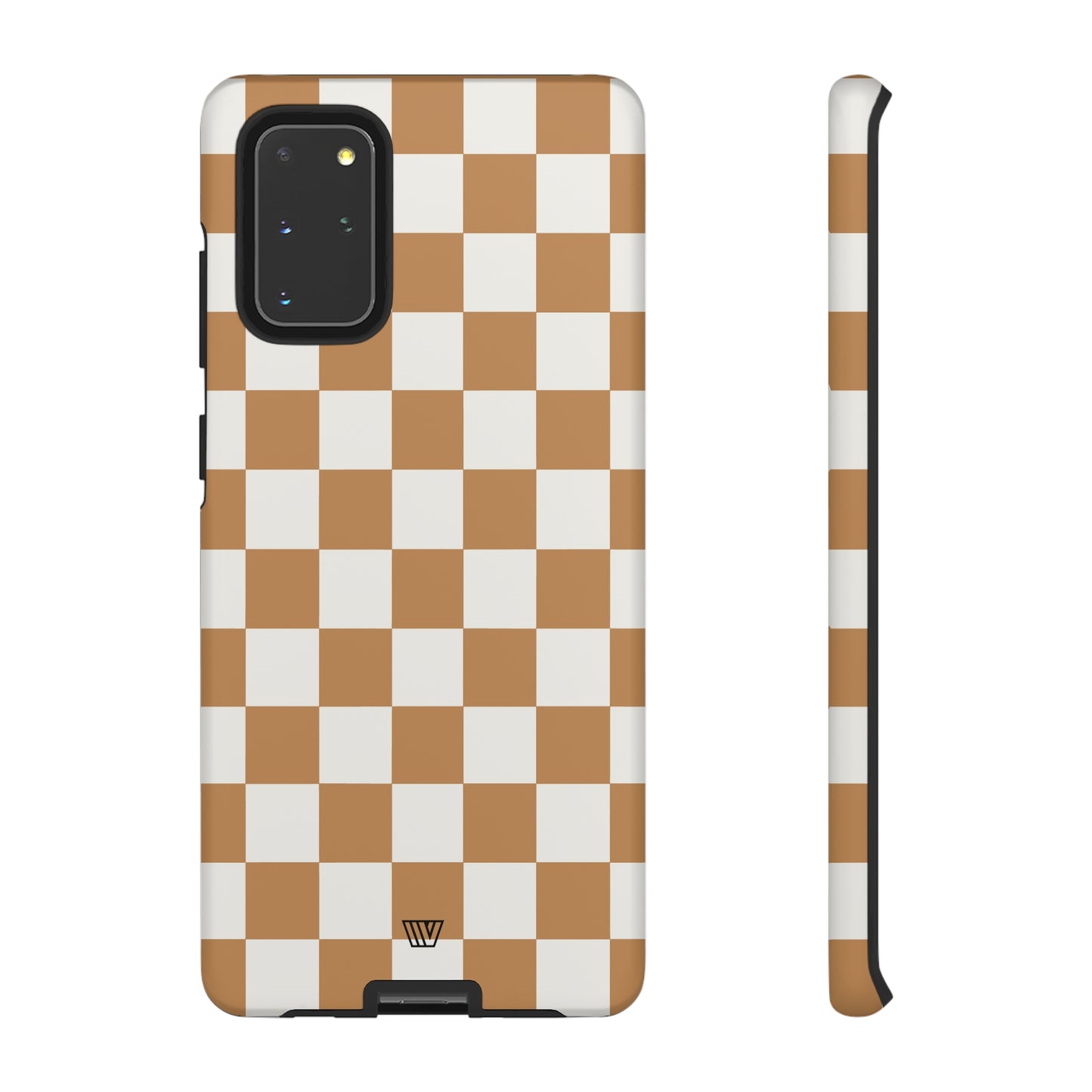 CHESTNUT CHECKERBOARD | Tough Phone Case - Trovvve