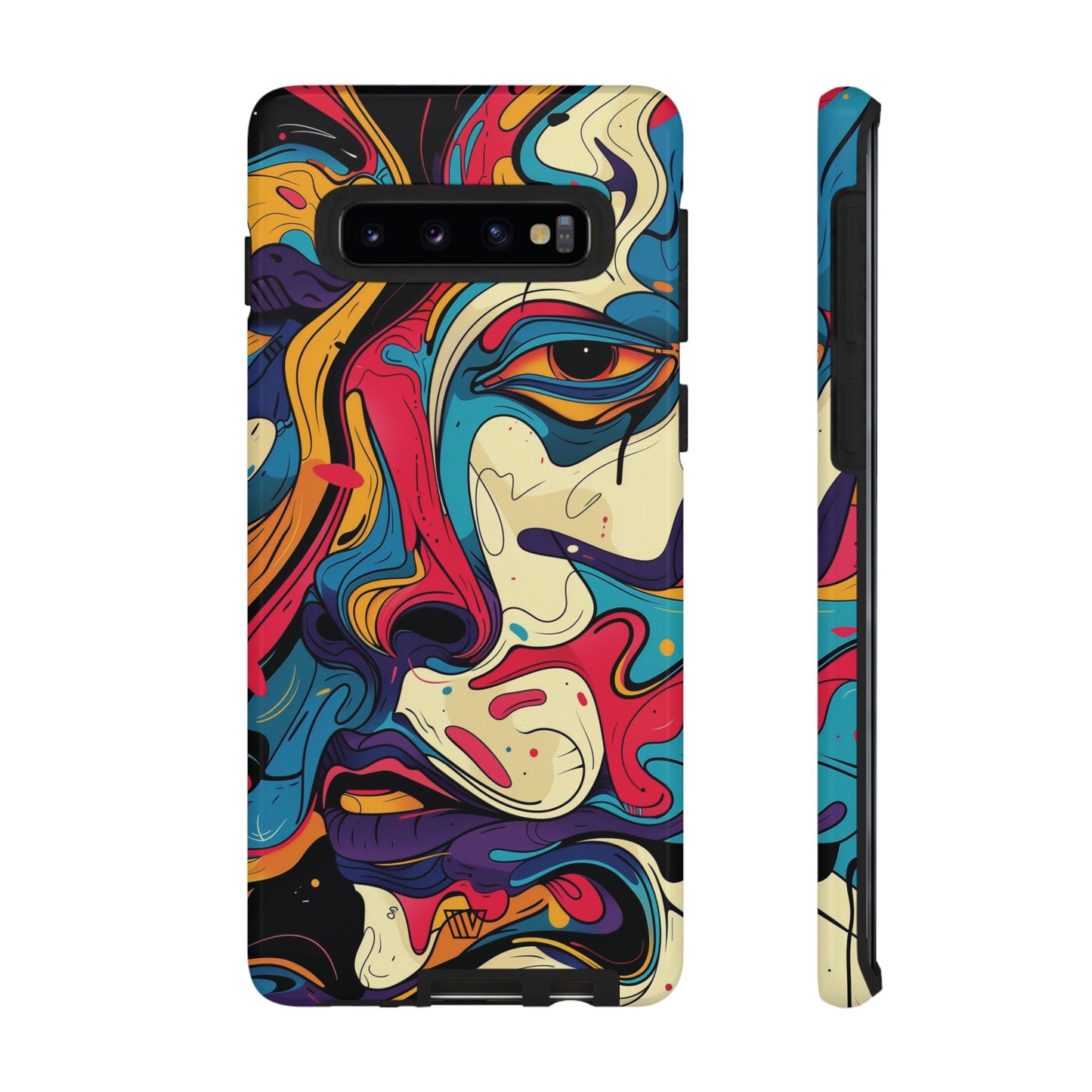 PAINT SWIRL FACE | Tough Phone Case