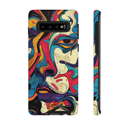 PAINT SWIRL FACE | Tough Phone Case