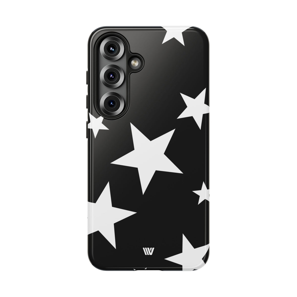 JET BLACK BOLD STARS | Tough Phone Case