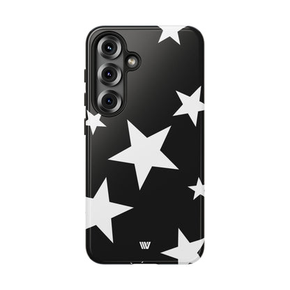 JET BLACK BOLD STARS | Tough Phone Case
