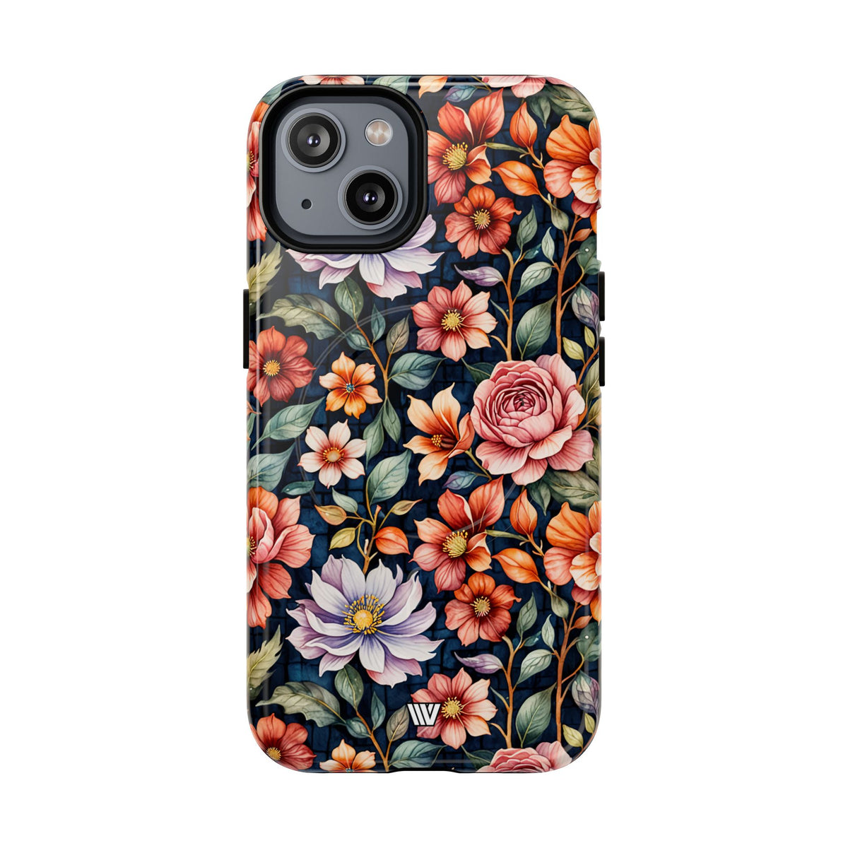 Night Bloom Bouquet MagSafe Tough iPhone Case – iPhone 14, Glossy