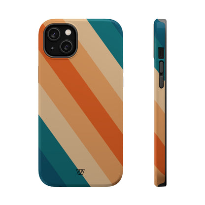 70s RETRO STRIPE | MagSafe Tough  iPhone Case - Trovvve