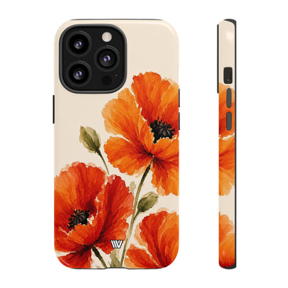 WILD POPPIES | Tough Phone Case