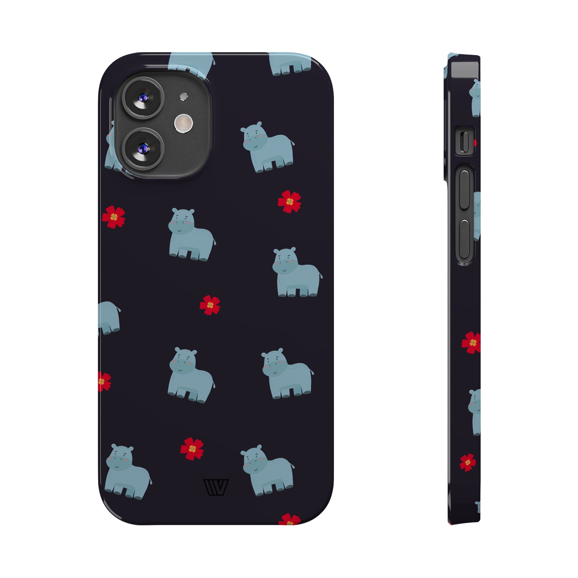 HIPPO PATTERN | Slim iPhone Case - Trovvve