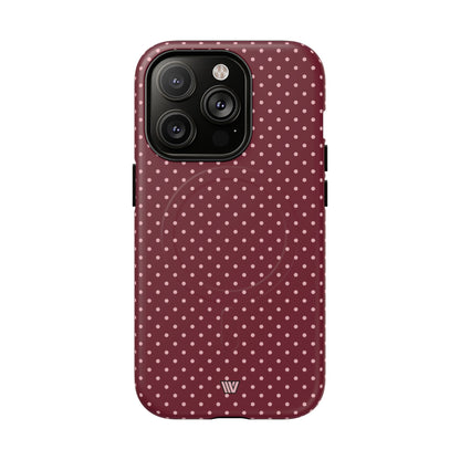 CLARET DOT | MagSafe Tough iPhone Case