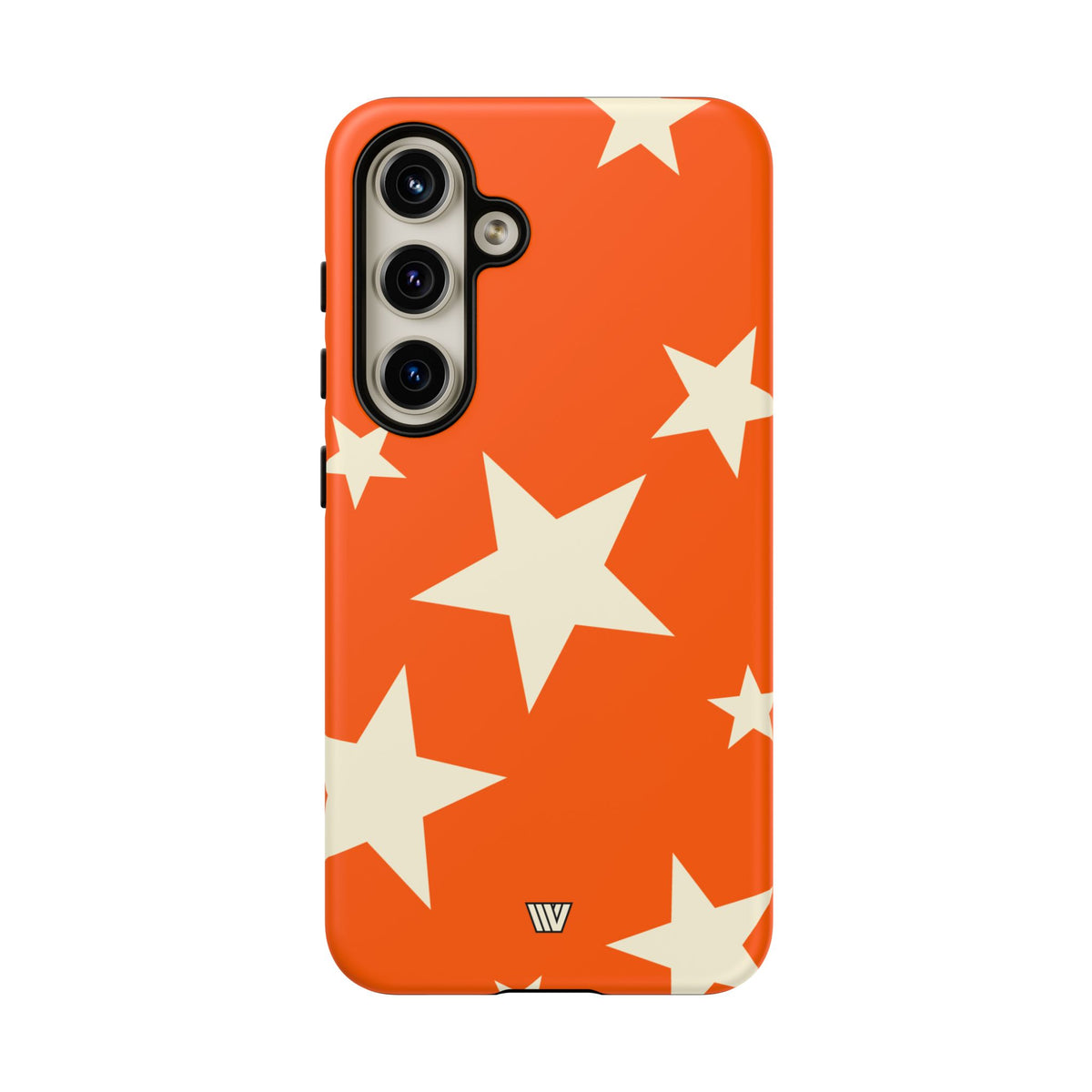 ORANGE BOLD STARS | Tough Phone Case