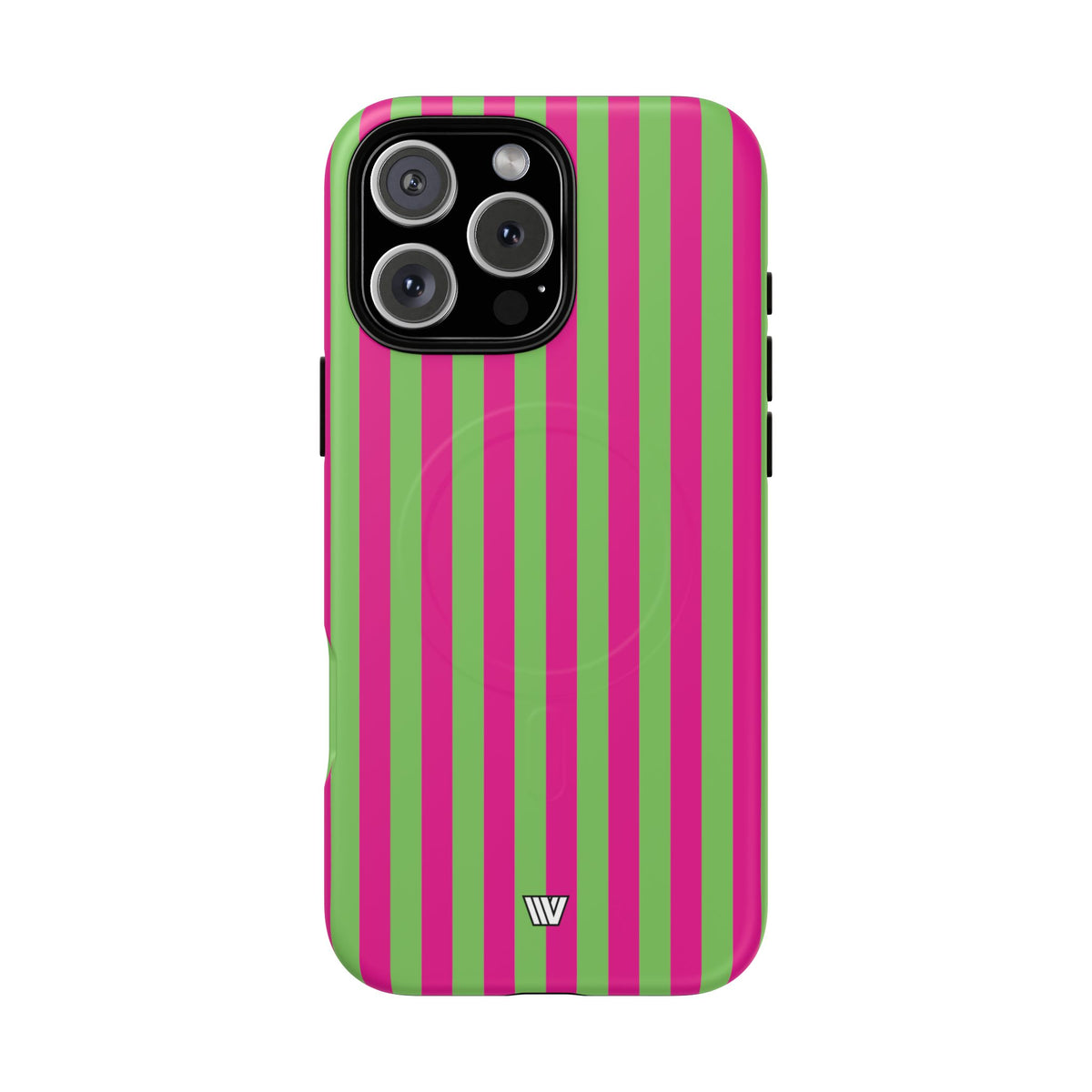 Watermelon Stripe MagSafe Tough iPhone Case – iPhone 16 Pro Max, Matte