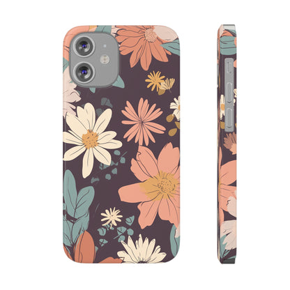 FLOWER PATTERN  | Slim iPhone Case - Trovvve