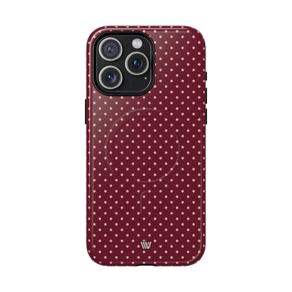 CLARET DOT | MagSafe Tough iPhone Case