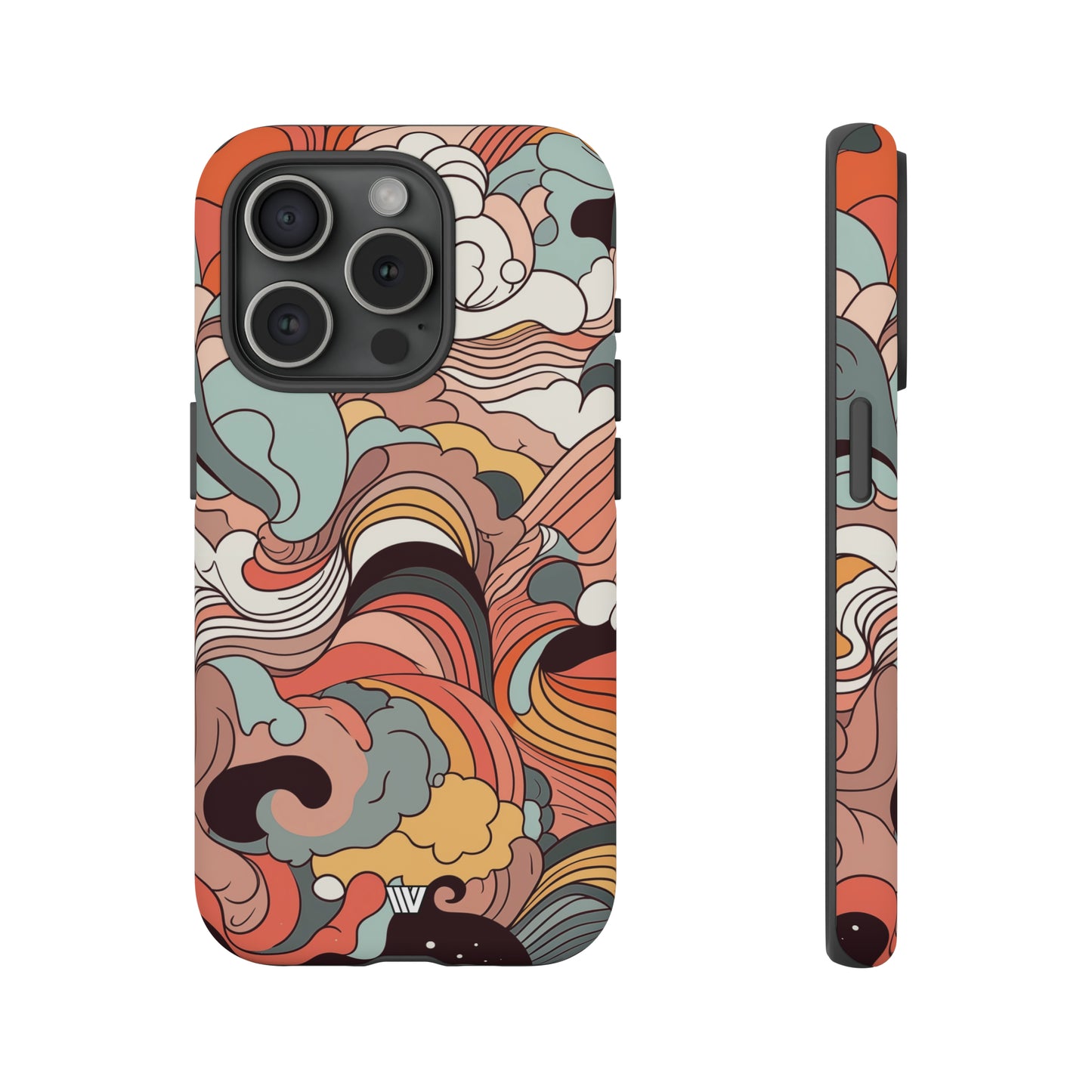 ABSTRACT DOODLE CLOUDS | Tough Phone Case - Trovvve