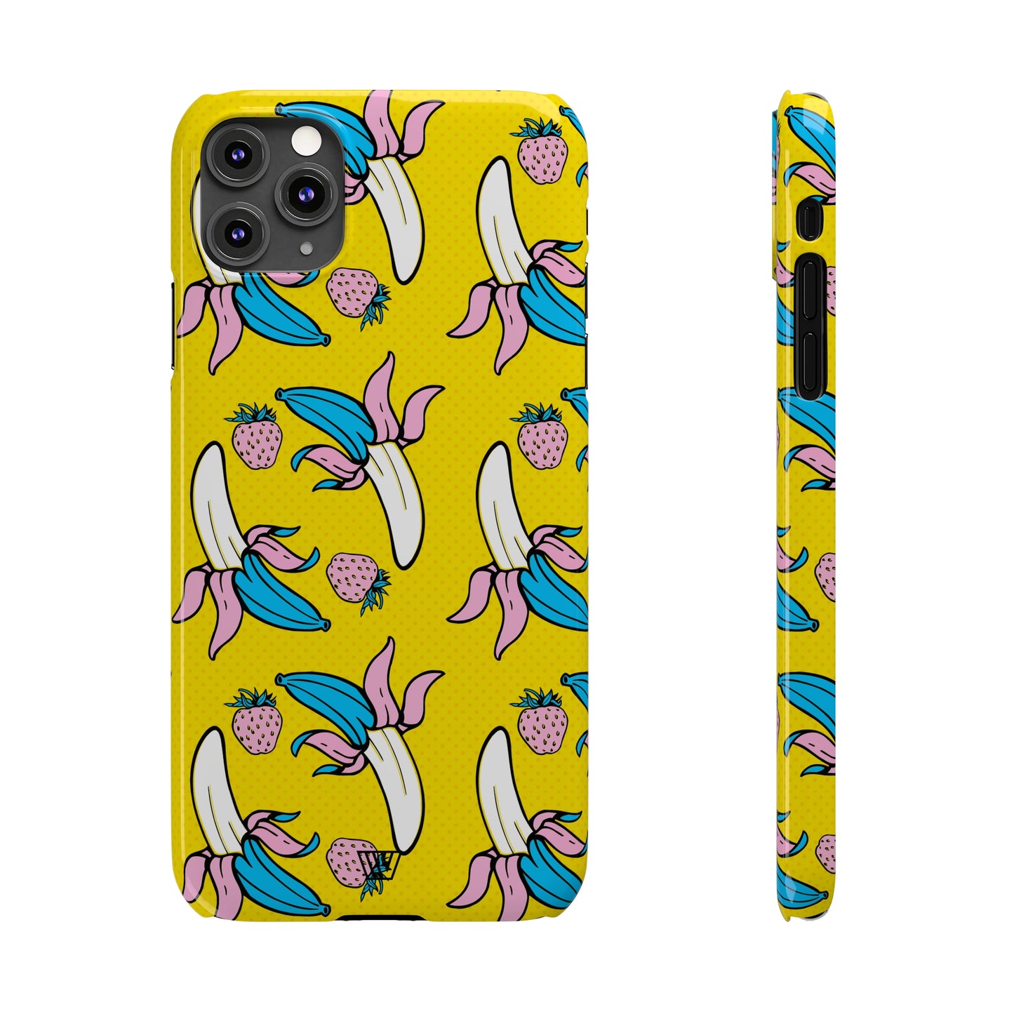 STRAWBERRY BANANA POP ART | Slim iPhone Case - Trovvve