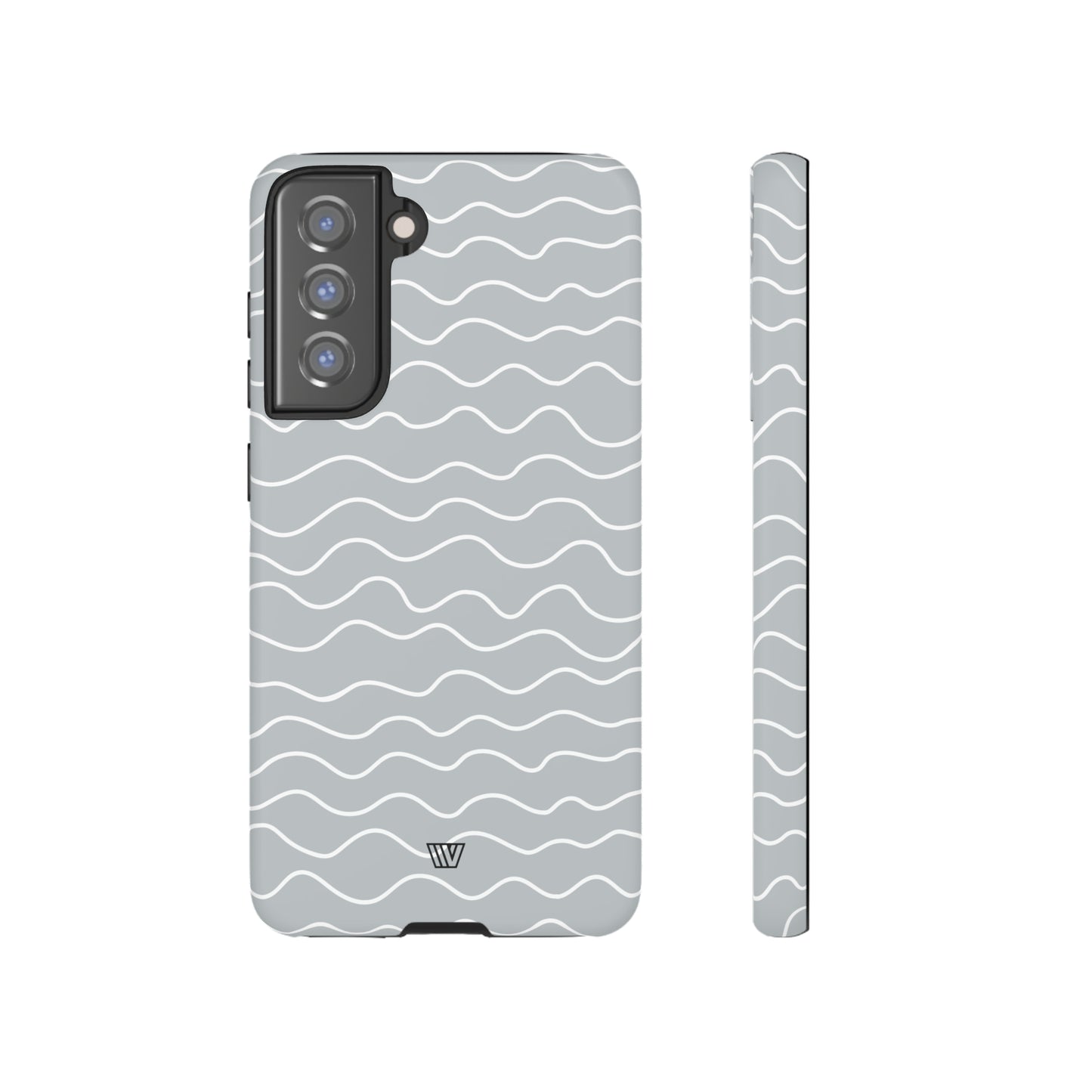 GRAY WAVES | Tough Phone Case