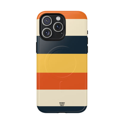 BEACH SUNSET STRIPES | MagSafe Tough iPhone Case