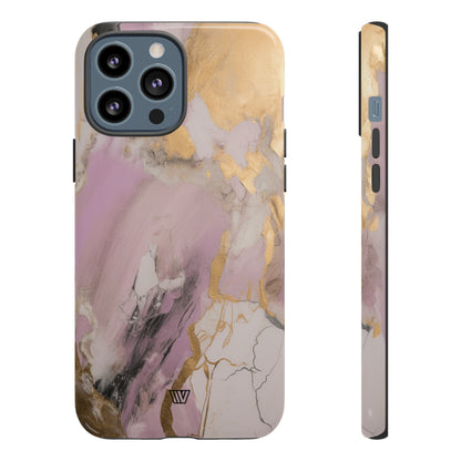 GOLD PINK ABSTRACT PAINTING | Tough Phone Case - Trovvve