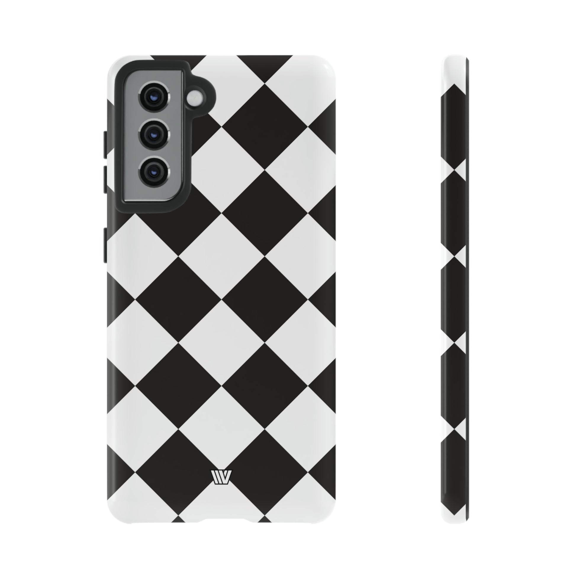 BLACK & WHITE DIAMOND | Tough Phone Case - Trovvve