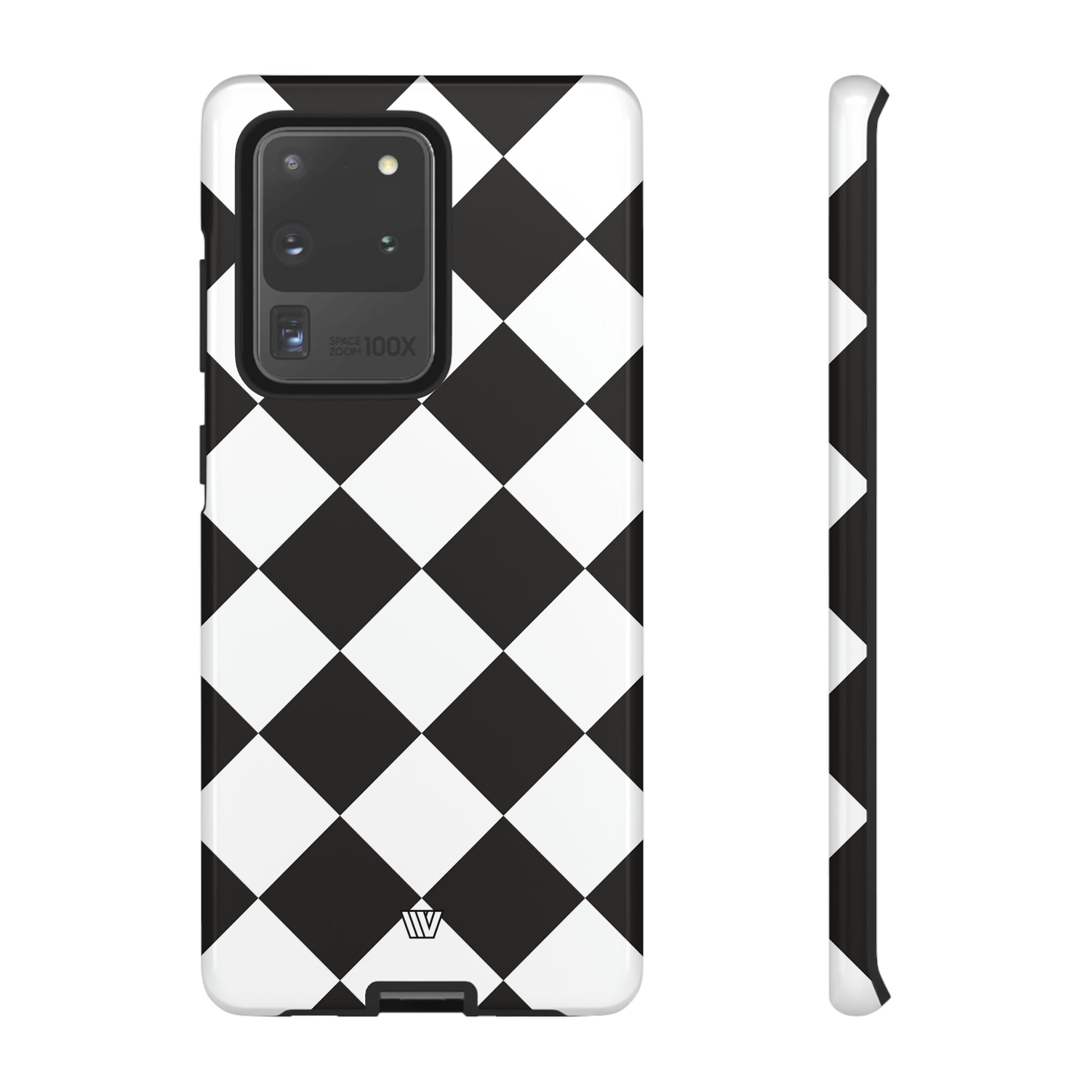 BLACK & WHITE DIAMOND | Tough Phone Case - Trovvve