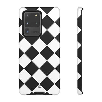 BLACK & WHITE DIAMOND | Tough Phone Case - Trovvve