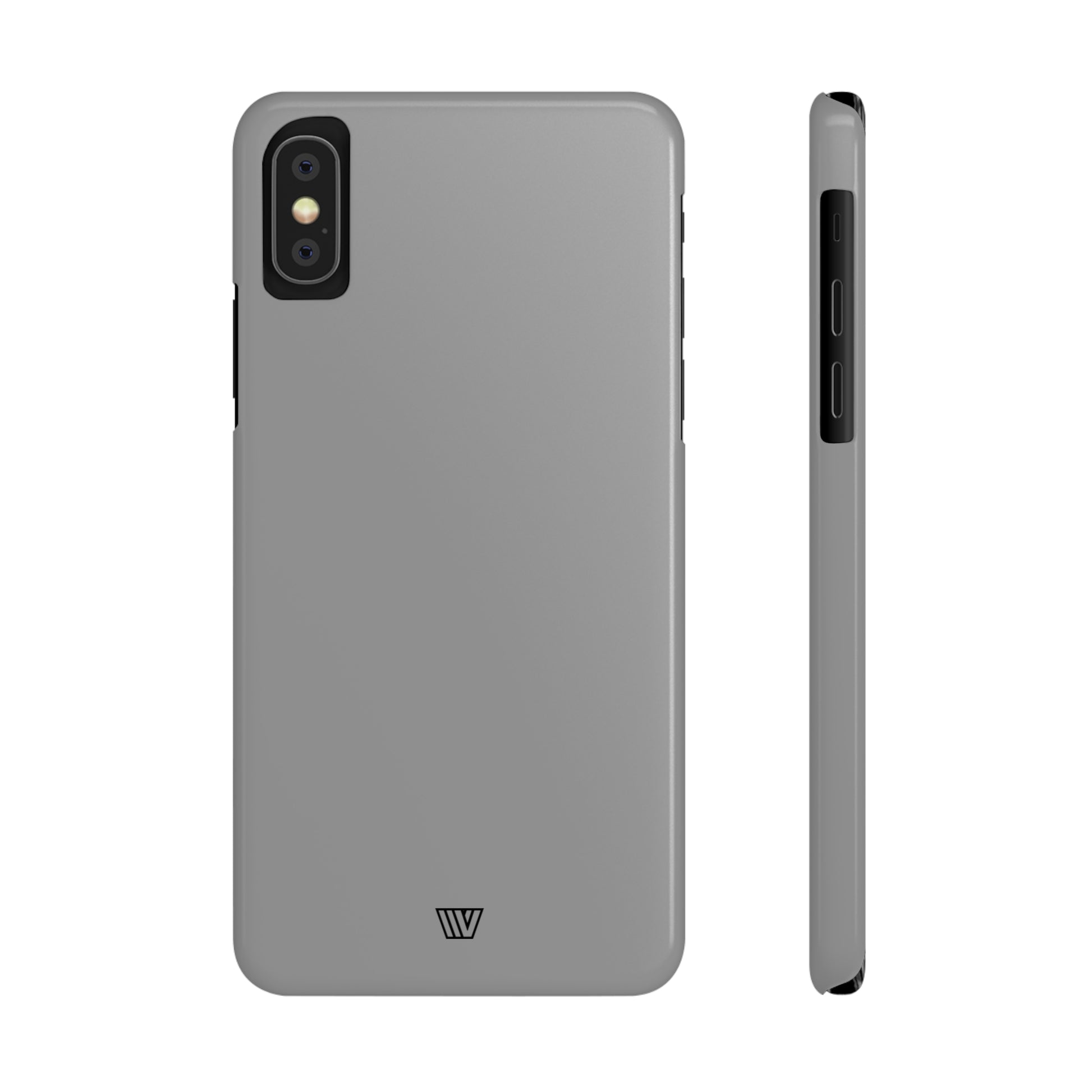 SOLID GRAY | Slim iPhone Case - Trovvve