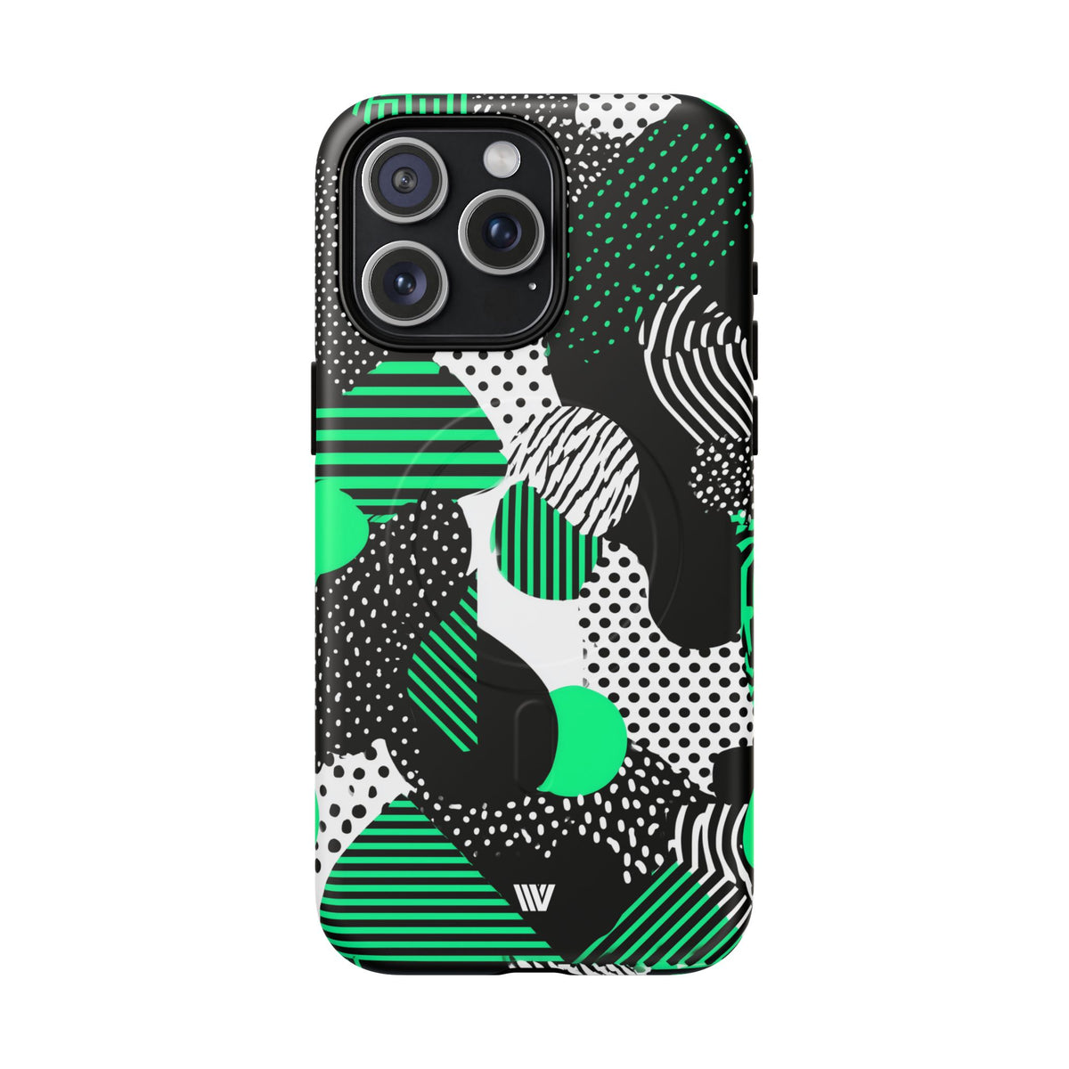 Pattern Clash MagSafe Tough iPhone Case – iPhone 15 Pro Max, Matte