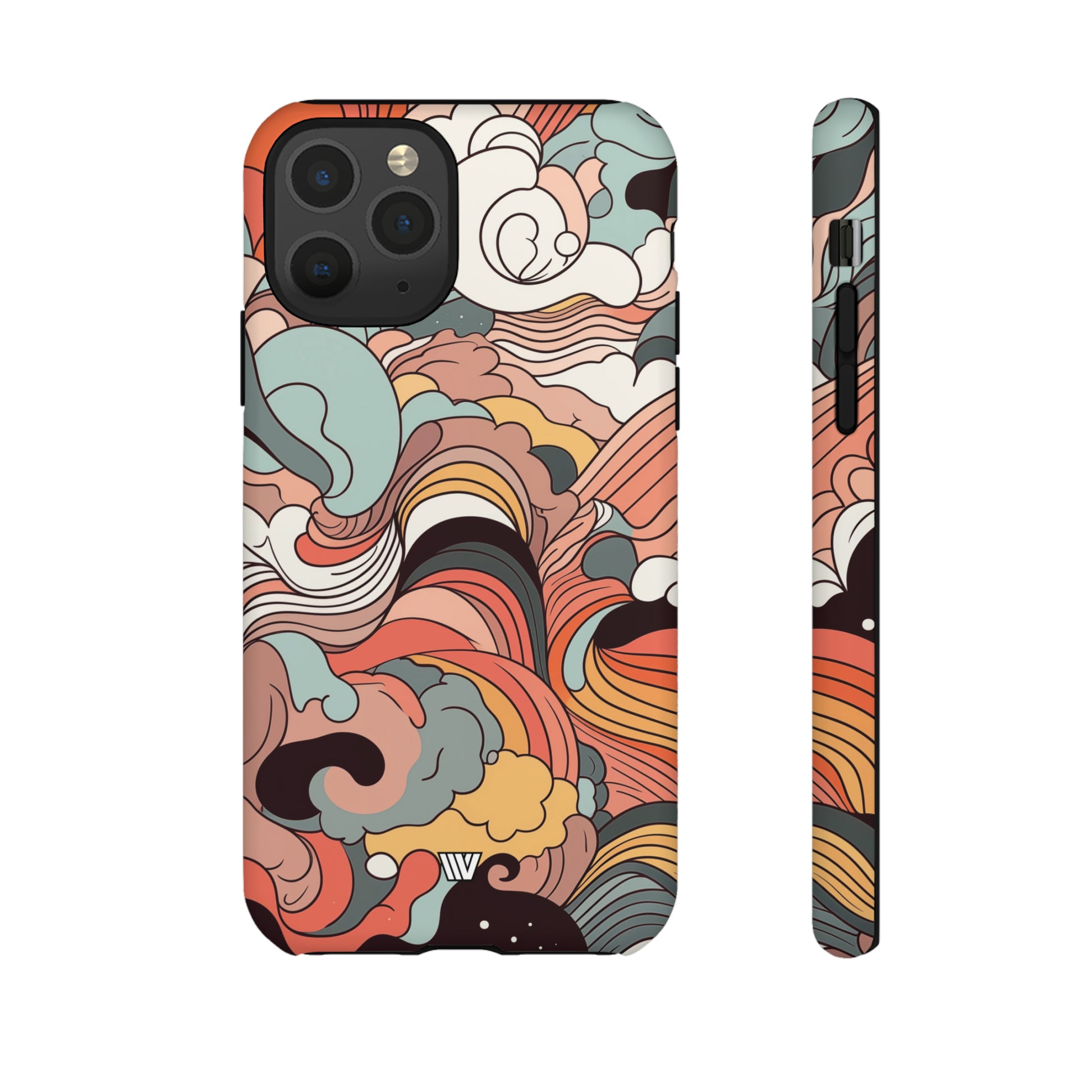 ABSTRACT DOODLE CLOUDS | Tough Phone Case - Trovvve