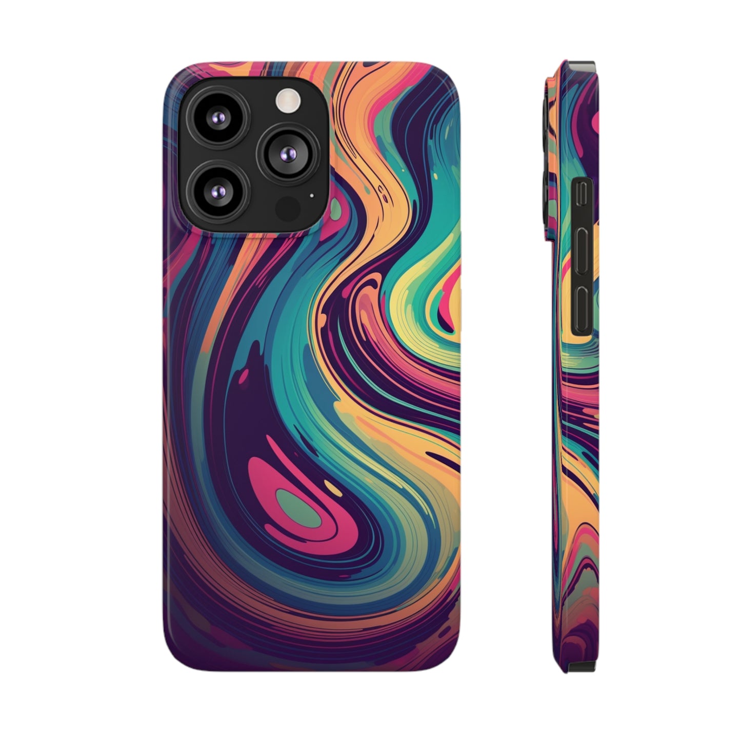 COSMIC LIQUID SWIRL |  | Slim iPhone Case - Trovvve