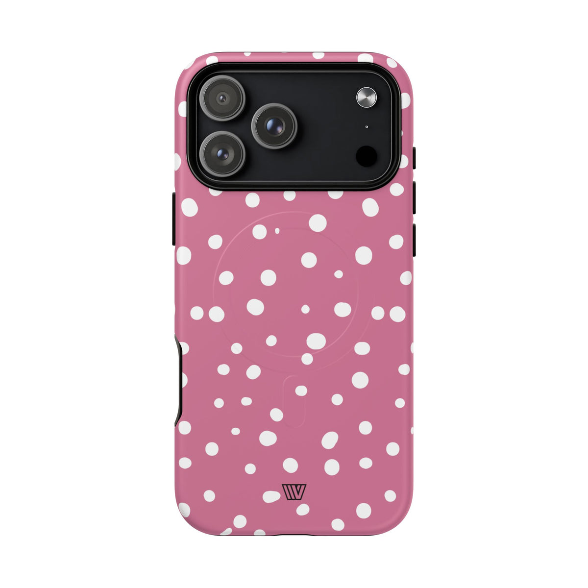 BLUSH RED DOTS | MagSafe Tough iPhone Case