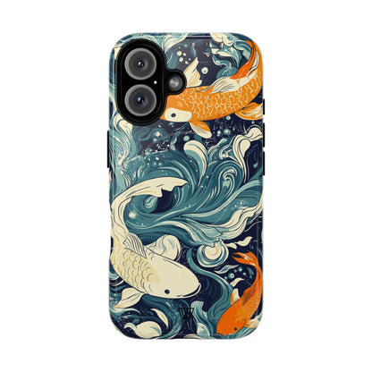 Koi Dreams MagSafe Tough iPhone Case – iPhone 16, Glossy