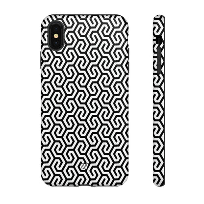 ABSTRACT INTERLOCKING PATTERN | Tough Phone Case