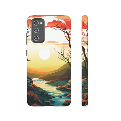 RIVER SUNSET | Tough Phone Case - Trovvve