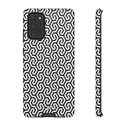 ABSTRACT INTERLOCKING PATTERN | Tough Phone Case