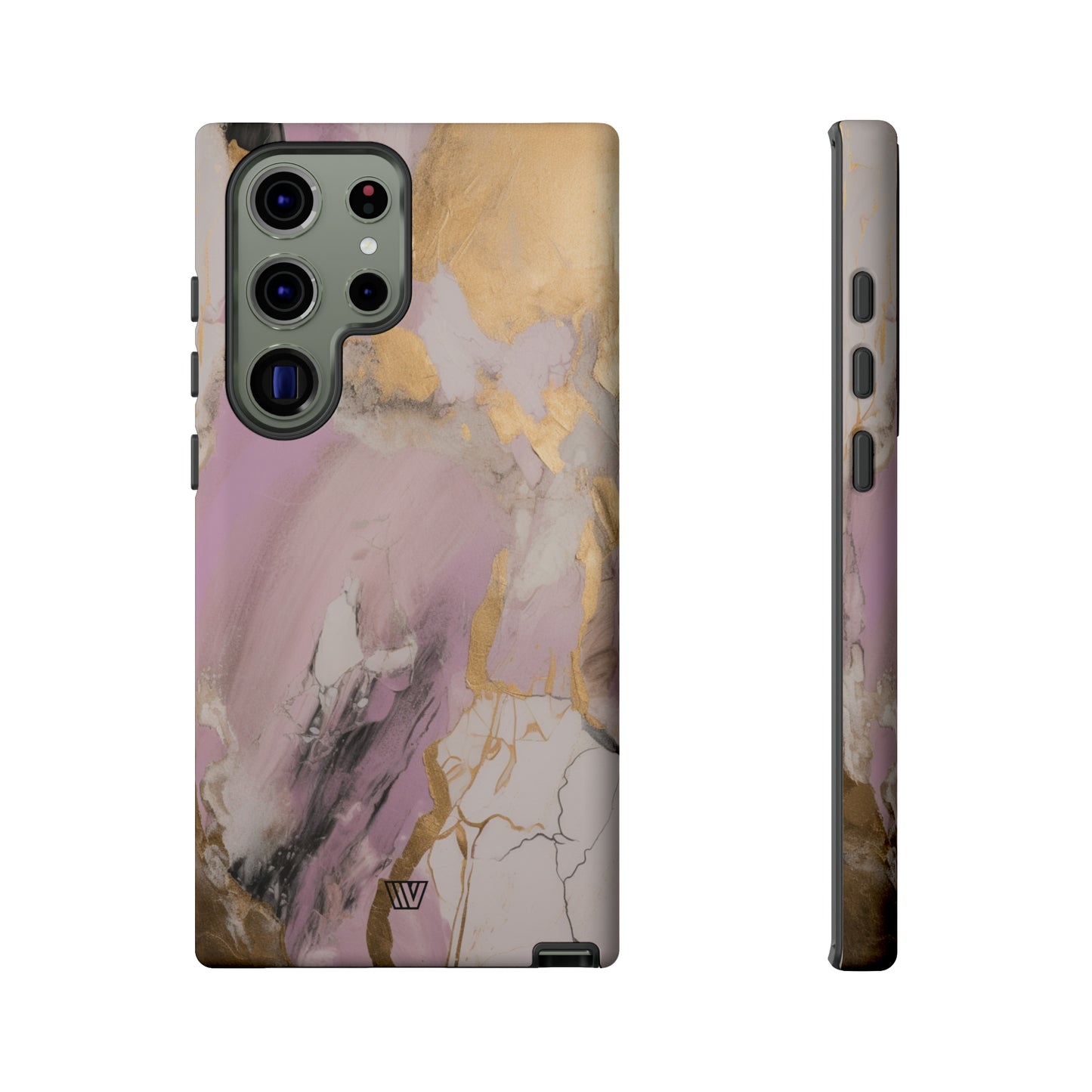 GOLD PINK ABSTRACT PAINTING | Tough Phone Case - Trovvve