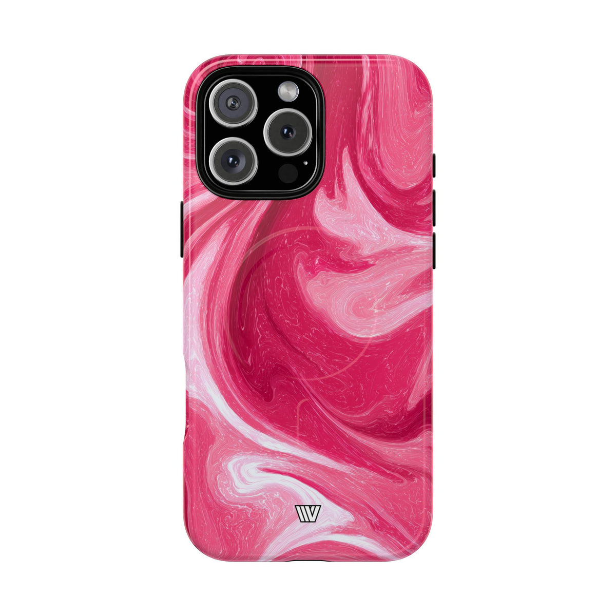 Strawberry Storm MagSafe Tough iPhone Case – iPhone 16 Pro Max, Glossy