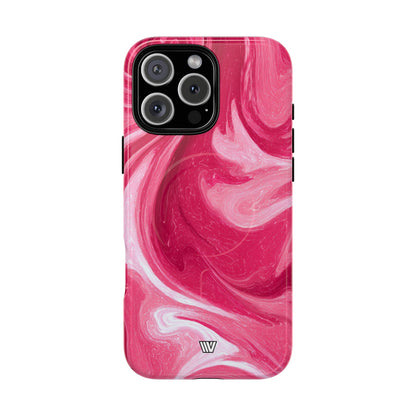 Strawberry Storm MagSafe Tough iPhone Case – iPhone 16 Pro Max, Glossy