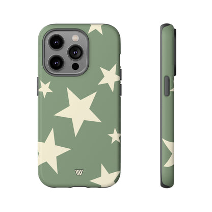 SAGE BOLD STARS | Tough Phone Case
