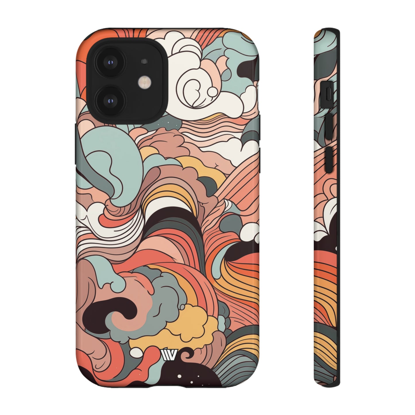 ABSTRACT DOODLE CLOUDS | Tough Phone Case - Trovvve