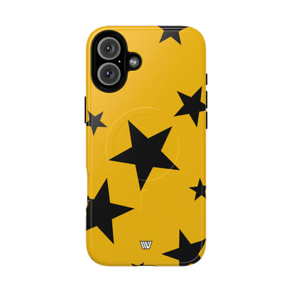 YELLOW BOLD STARS | MagSafe Tough iPhone Case