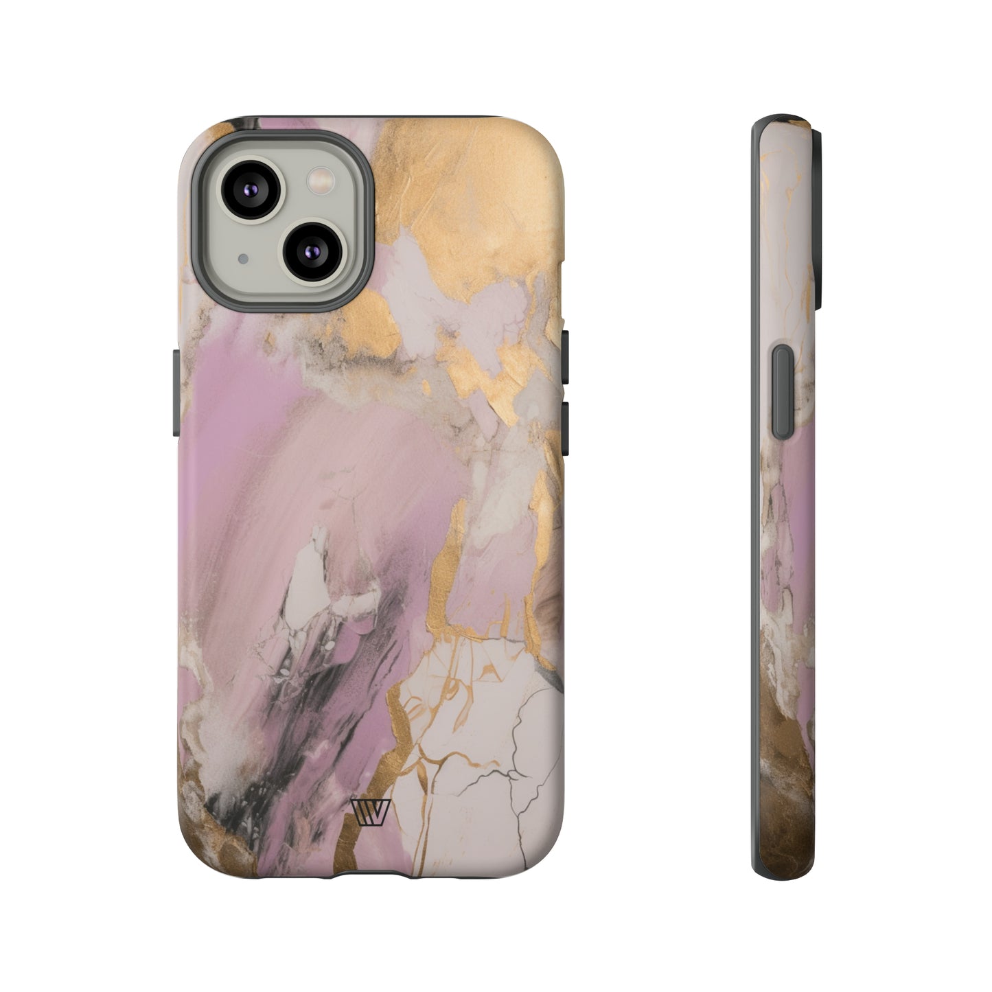 GOLD PINK ABSTRACT PAINTING | Tough Phone Case - Trovvve