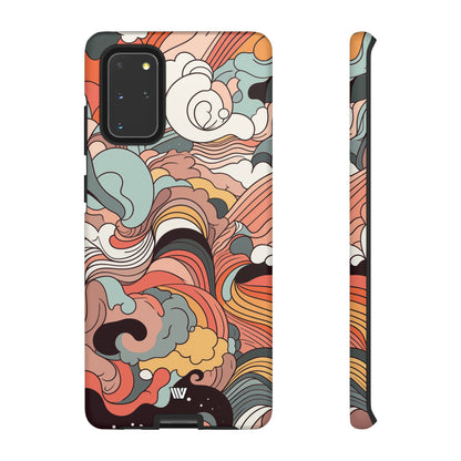 ABSTRACT DOODLE CLOUDS | Tough Phone Case - Trovvve