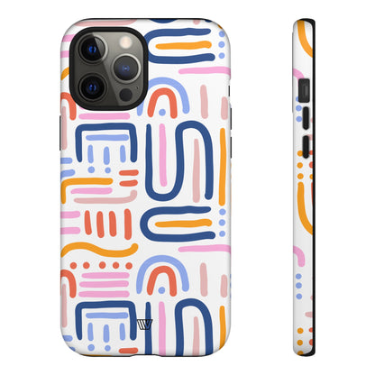 MEMPHIS BOLD LINES | Tough Phone Case - Trovvve