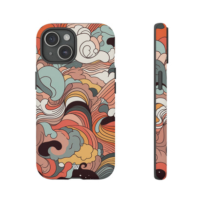 ABSTRACT DOODLE CLOUDS | Tough Phone Case - Trovvve