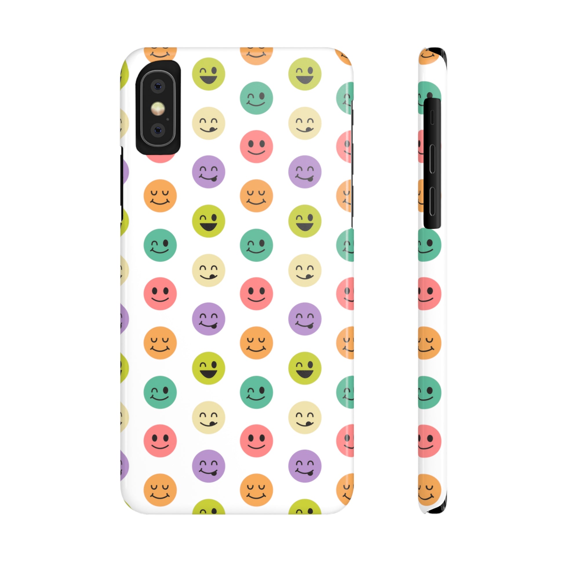 SMILEY FACE PATTERN | Slim iPhone Case - Trovvve