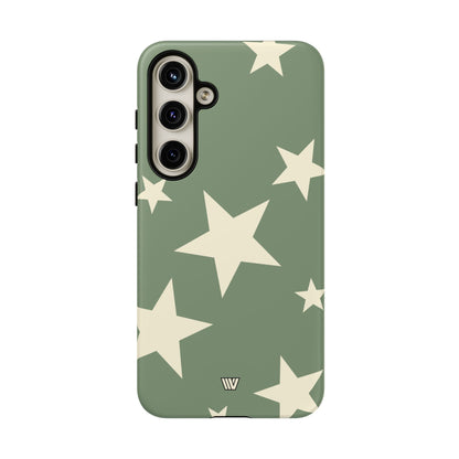 SAGE BOLD STARS | Tough Phone Case
