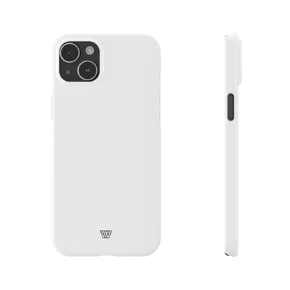 ALL WHITE | Slim iPhone Case